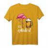 Es Eskaliert Eh Flamingo Bier Disko Festival Party T-Shirt – Lustiges Party Shirt für Festivals, Karneval, Oktoberfest & Anlässe