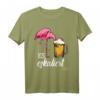 Es Eskaliert Eh Flamingo Bier Disko Festival Party T-Shirt – Lustiges Party Shirt für Festivals, Karneval, Oktoberfest & Anlässe