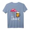 Es Eskaliert Eh Flamingo Bier Disko Festival Party T-Shirt – Lustiges Party Shirt für Festivals, Karneval, Oktoberfest & Anlässe