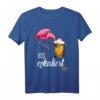 Es Eskaliert Eh Flamingo Bier Disko Festival Party T-Shirt – Lustiges Party Shirt für Festivals, Karneval, Oktoberfest & Anlässe