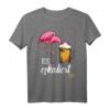 Es Eskaliert Eh Flamingo Bier Disko Festival Party T-Shirt – Lustiges Party Shirt für Festivals, Karneval, Oktoberfest & Anlässe