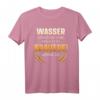 Lustiges Bier Spruch T-Shirt: Wasser schmeckt erst wenn es in der Brauerei war - Vintage Motiv für Bierliebhaber, Biertrinker und Party-Fans