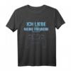 Herren Zocken Ich liebe meine Frau Gaming T-Shirt - Lustiges Retro Gaming Geschenk für PS5 & PC Gamer