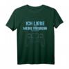 Herren Zocken Ich liebe meine Frau Gaming T-Shirt - Lustiges Retro Gaming Geschenk für PS5 & PC Gamer