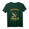 Lustiges Angler Spruch T-Shirt – Echte Kerle Angeln Ihr Essen, Geschenkidee für Angler und Angelteam