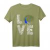Blauer Pfau Vogel Peafowl Peahen Peacock Feder T-Shirt – Exotisches Tiermuster für Vogel- und Tierliebhaber, perfekt für Reisen, Zoo-Besuche & Geschenke