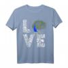 Blauer Pfau Vogel Peafowl Peahen Peacock Feder T-Shirt – Exotisches Tiermuster für Vogel- und Tierliebhaber, perfekt für Reisen, Zoo-Besuche & Geschenke
