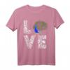 Blauer Pfau Vogel Peafowl Peahen Peacock Feder T-Shirt – Exotisches Tiermuster für Vogel- und Tierliebhaber, perfekt für Reisen, Zoo-Besuche & Geschenke