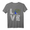 Blauer Pfau Vogel Peafowl Peahen Peacock Feder T-Shirt – Exotisches Tiermuster für Vogel- und Tierliebhaber, perfekt für Reisen, Zoo-Besuche & Geschenke