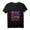 Damen Motorradfahrerin Bikerin T-Shirt mit V-Ausschnitt – Lustiges Geschenk für Motorradliebhaberinnen, Bikerinnen & Motorradfans