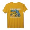 Fahre nie schneller als dein Schutzengel fliegen T-Shirt – Lustiges Motorrad T-Shirt für Frauen und Bikerinnen mit Humor