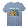 Fahre nie schneller als dein Schutzengel fliegen T-Shirt – Lustiges Motorrad T-Shirt für Frauen und Bikerinnen mit Humor