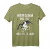 Lustiges Radfahrer T-Shirt 'Warum Ich ohne Akku fahre' – Originelles Geschenk für Radfahrer, MTB und Rennradfahrer