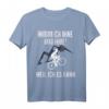Lustiges Radfahrer T-Shirt 'Warum Ich ohne Akku fahre' – Originelles Geschenk für Radfahrer, MTB und Rennradfahrer