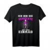 Einrad Fahren Kunstrad T-Shirt mit Spruch - Lustiges Geschenk für Mädchen und Frauen, die leidenschaftlich Einrad oder Kunstrad fahren
