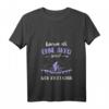 Damen MTB T-Shirt - Warum Ich Ohne Akku Fahre Weil Ich Es Kann - Lustiges Fahrrad Motiv für Radsportfans und Mountainbike-Enthusiastinnen