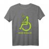 High Roller - Lustiges Rollstuhl T-Shirt mit Witzen für Menschen im Rollstuhl, perfekt als Geschenk oder für eigenen Humor