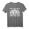 Herren Auch Der Beste LKW-Fahrer Hört Mal Auf - Lustiges Pension T-Shirt für LKW-Fahrer & Opa zur Pensionierung