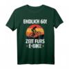 Endlich 60! Zeit fürs E-Bike Fahrrad Fahrer Geburtstag T-Shirt – Perfektes Geschenk für Mountainbike- und Radfahrer im Alter von 60