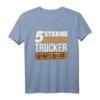 5 Sterne Trucker - Fernfahrer & LKW Geschenk T-Shirt für Berufskraftfahrer, Geburtstag & Weihnachten