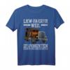 LKW Fahrer Fernfahrer Kraftfahrer T-Shirt - Klassisch geschnitten, doppelt genähter Saum, langlebige Berufskleidung für Kraftfahrer