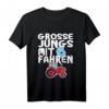 Kinder Jungen mit 6 Jahre fahren Traktor Trecker Geburtstag T-Shirt – Lustiges Geburtstagsgeschenk für kleine Landwirte und Traktorliebhaber