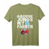 Kinder Jungen mit 6 Jahre fahren Traktor Trecker Geburtstag T-Shirt – Lustiges Geburtstagsgeschenk für kleine Landwirte und Traktorliebhaber