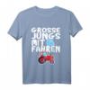 Kinder Jungen mit 6 Jahre fahren Traktor Trecker Geburtstag T-Shirt – Lustiges Geburtstagsgeschenk für kleine Landwirte und Traktorliebhaber