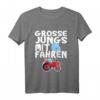 Kinder Jungen mit 6 Jahre fahren Traktor Trecker Geburtstag T-Shirt – Lustiges Geburtstagsgeschenk für kleine Landwirte und Traktorliebhaber