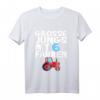 Kinder Jungen mit 6 Jahre fahren Traktor Trecker Geburtstag T-Shirt – Lustiges Geburtstagsgeschenk für kleine Landwirte und Traktorliebhaber