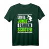 Echte Jungs Fahren Scooter - Lustiges Retro T-Shirt für Kinder, Jungen & Scooter Fans, Perfekt als Geschenk zu Weihnachten & Geburtstag