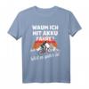 Pedelec E-Biker T-Shirt - Warum ich MIT Akku fahre? Weil es geiler ist - Lustiges Geschenk für Mountainbiker, Downhillfahrer & E-Bike Fans