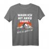 Pedelec E-Biker T-Shirt - Warum ich MIT Akku fahre? Weil es geiler ist - Lustiges Geschenk für Mountainbiker, Downhillfahrer & E-Bike Fans