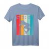 Kinder 7. Geburtstag Retro Scooter Fahrer T-Shirt - Perfektes Geschenk für Scooter Fans und Geburtstagskinder