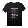 Weg Da Dieses Mädchen Darf Jetzt Fahren T-Shirt - Lustiges Geschenk zur bestandenen Führerscheinprüfung für junge Fahrerinnen