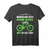 HapMonkey Radfahrer T-Shirt - Lustiges Radfahrer Spruch Geschenk für Mountainbiker & Rennradfahrer