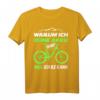 HapMonkey Radfahrer T-Shirt - Lustiges Radfahrer Spruch Geschenk für Mountainbiker & Rennradfahrer