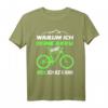 HapMonkey Radfahrer T-Shirt - Lustiges Radfahrer Spruch Geschenk für Mountainbiker & Rennradfahrer