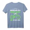 HapMonkey Radfahrer T-Shirt - Lustiges Radfahrer Spruch Geschenk für Mountainbiker & Rennradfahrer