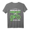 HapMonkey Radfahrer T-Shirt - Lustiges Radfahrer Spruch Geschenk für Mountainbiker & Rennradfahrer