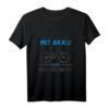 Warum ich mit Akku fahre? Lustiges E-Bike Mountain Bike T-Shirt – Geschenkidee für Radfahrer, Biker & E-Mountain Biker