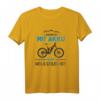 Warum ich mit Akku fahre? Lustiges E-Bike Mountain Bike T-Shirt – Geschenkidee für Radfahrer, Biker & E-Mountain Biker