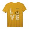 Einradfahren Love Einradfahrer T-Shirt – Lustiges Geschenk für Radfahrer, Zirkusartisten & Einradfahrer bei Partys, Geburtstagen & Weihnachten
