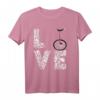 Einradfahren Love Einradfahrer T-Shirt – Lustiges Geschenk für Radfahrer, Zirkusartisten & Einradfahrer bei Partys, Geburtstagen & Weihnachten