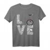 Einradfahren Love Einradfahrer T-Shirt – Lustiges Geschenk für Radfahrer, Zirkusartisten & Einradfahrer bei Partys, Geburtstagen & Weihnachten