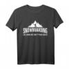 Lustiges Snowboard T-Shirt – Cooler Winter-Sport Look für Snowboarder, Bergurlaub & Après-Ski