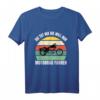 Die Tut Nix Die Will Nur Motorrad Fahren - Biker Lady T-Shirt mit Vintage Sonnenuntergang, perfektes Geschenk für Motorradfahrerinnen