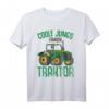 Coole Jungs fahren Traktor Kinder T-Shirt – Perfektes Geschenk für kleine Landwirte, Traktorfahrer und Landmaschinenliebhaber