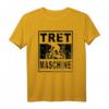 Tretmaschine Fahrrad Fahrer T-Shirt – Cooles Grunge Design für aktive Radfahrer und Radsportfans, perfekt als Geschenk für Opas, Omas, Schwestern und Brüder