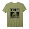 Tretmaschine Fahrrad Fahrer T-Shirt – Cooles Grunge Design für aktive Radfahrer und Radsportfans, perfekt als Geschenk für Opas, Omas, Schwestern und Brüder